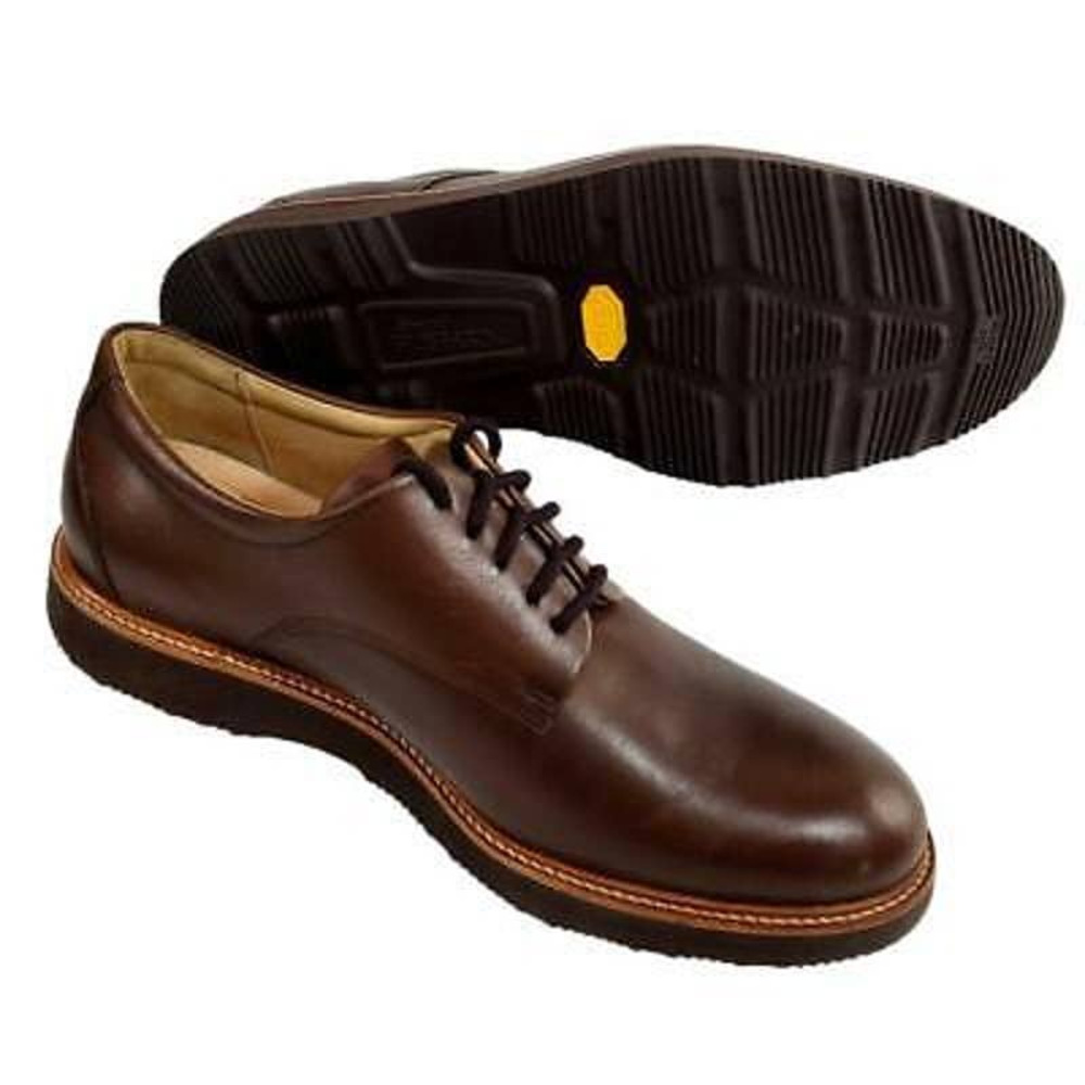 Samuel Hubbard Founder Men's Chestnut Brown Oxford M2100-041 Size 8 Vibram - Picture 1 of 11